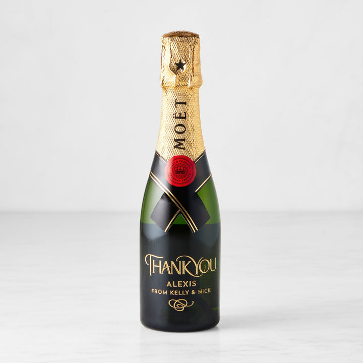Thank You Script Mini Bottles